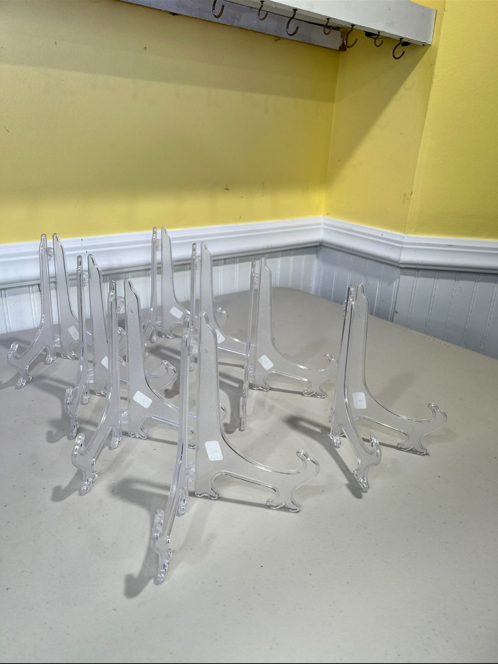Set of Clear Acrylic Plate/Display Stands